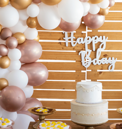 Pastel theme birthday party - birthday planners at home